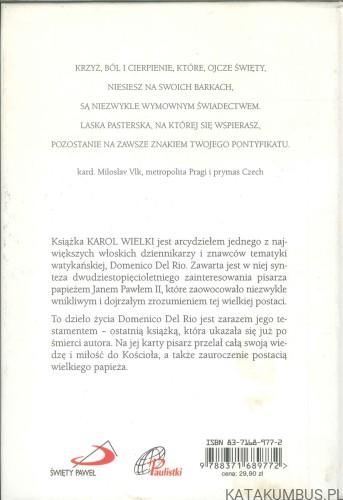Karol Wielki. Życie i misja Jana Pawła II. DOMENICO DEL RIO