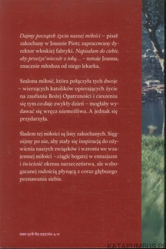 Podarunek miłości. Listy z okresu narzeczeństwa. ŚW. JOANNA BERETTA-MOLLA & PIOTR MOLLA