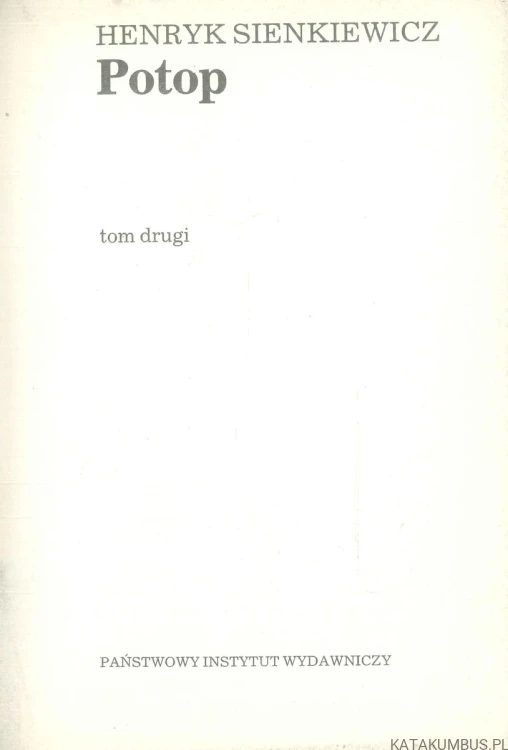 Potop (t. I-III). HENRYK SIENKIEWICZ