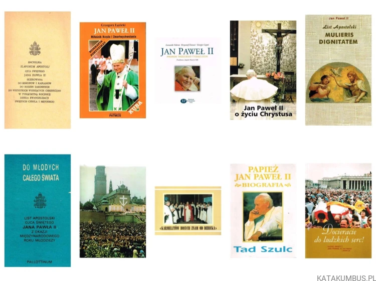 Zestaw 10 książek o Janie Pawle II