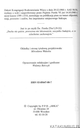 O życiu pozagrobowym. FULLA HORAK