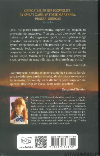 ACZkolwiek – kocham życie!. JOANNA CZAPLA