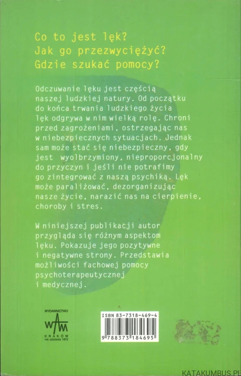 Jak uwolnić się od lęku. WUNIBALD MÜLLER