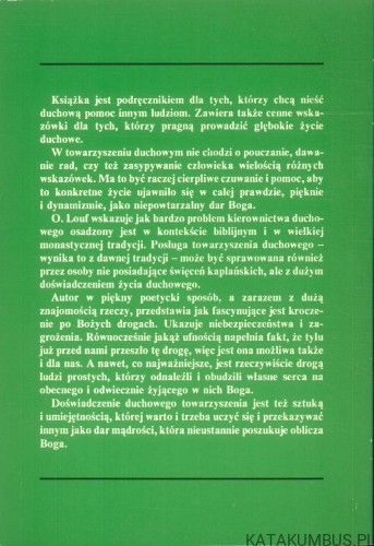 Towarzyszenie duchowe. ANDRÉ LOUF