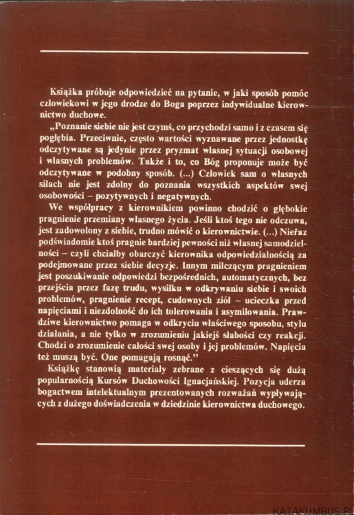 W kręgu kierownictwa duchowego, tom 1. PRACA ZBIOROWA