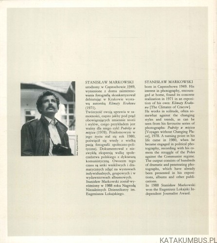 Fotografie/Photography 1980-1989. STANISŁAW MARKOWSKI