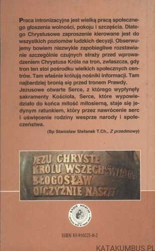 Jezus jest Królem. Rekolekcje intronizacyjne.. O. JAN MIKRUT CSSR