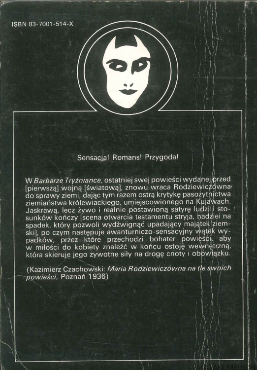 Barbara Tryźnianka. MARIA RODZIEWICZÓWNA