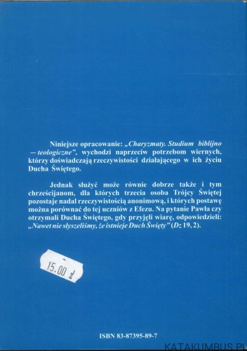 Charyzmaty. WIKTOR PIOTR TOKARSKI OFM