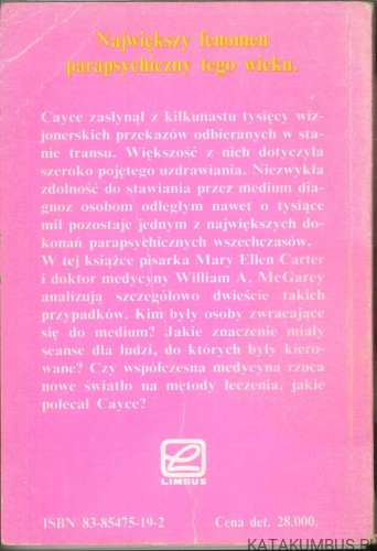 Nazwijcie to cudem. M. CARTER & W. MCGAREY