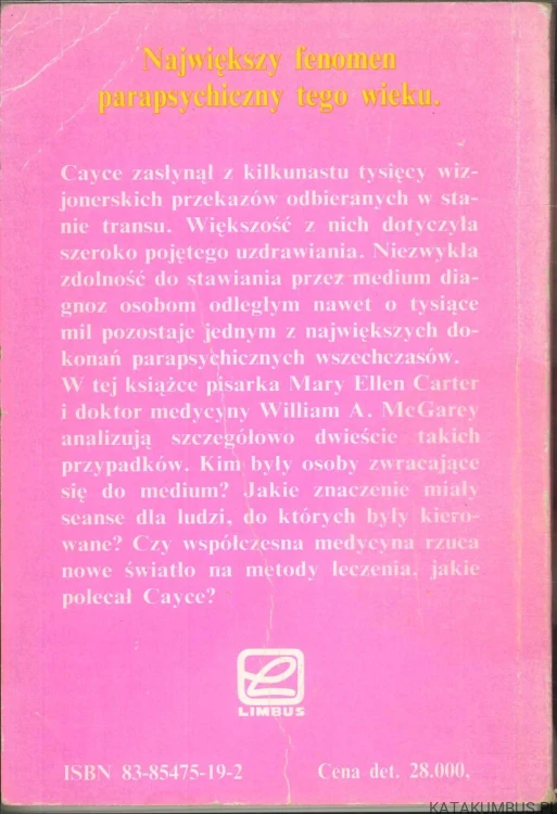 Nazwijcie to cudem. M. CARTER & W. MCGAREY