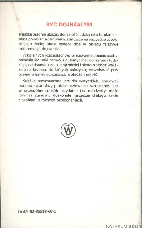 Być dojrzałym. NICOLA DE MARTINI