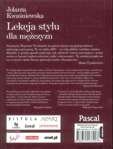 Lekcja stylu dla mężczyzn. JOLANTA KWAŚNIEWSKA