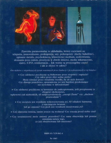 Wyjaśnianie niewyjaśnionego. Tajemnice zjawisk paranormalnych. HANS J. EYSENCK & CARL SARGENT