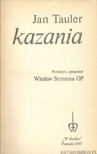 Kazania. JAN TAULER