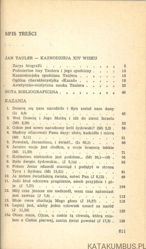 Kazania. JAN TAULER