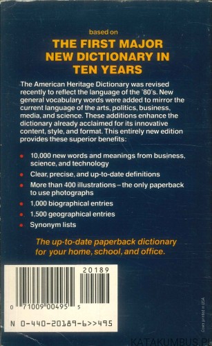 The American Heritage Dictionary. PRACA ZBIOROWA