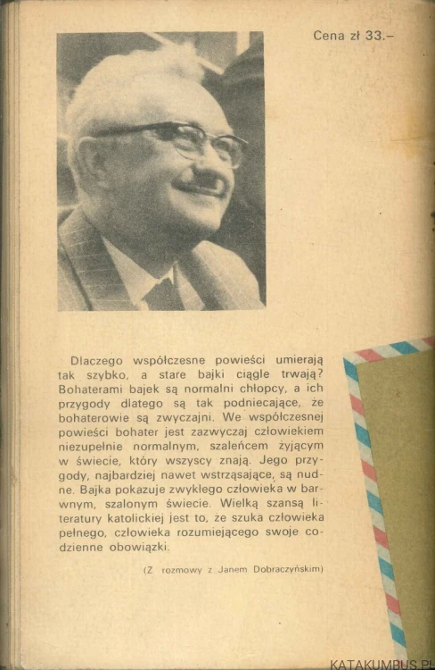 Marcin powraca z daleka. JAN DOBRACZYŃSKI
