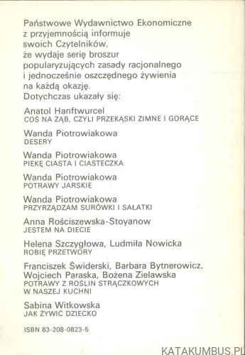 Zapiekanki. ZOFIA KOZŁOWSKA, MARIA KOZŁOWSKA-SOBCZYK