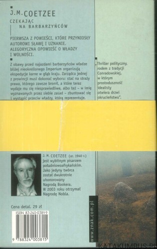Czekając na barbarzyńców. J.M. COETZEE