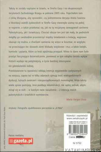 Izrael - Palestyna. Pokój czy święta wojna. MARIO VARGAS LLOSA