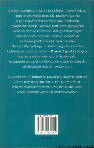 Prymas. Trzy lata z tysiąca. JERZY RADŁOWSKI