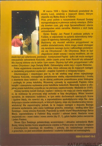 Przygotujcie się na Wielki Ucisk i na Erę Pokoju. JOHN LEARY