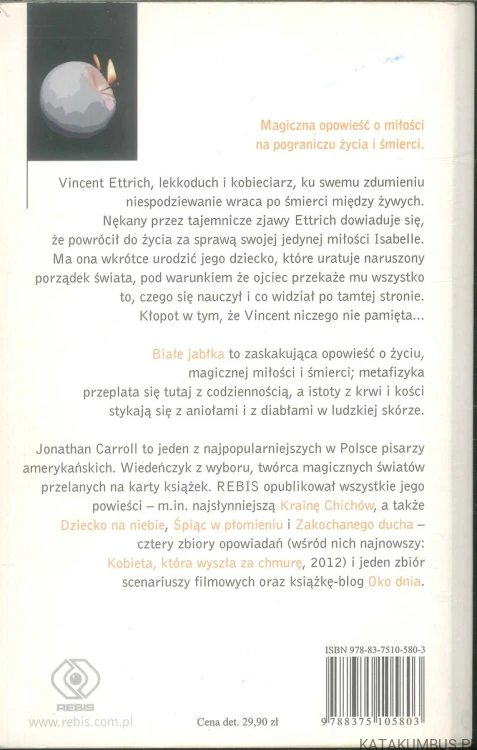 Białe jabłka. JONATHAN CARROLL