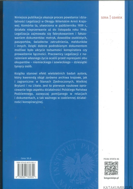 Legalizacja Okręgu Wileńskiego Armii Krajowej. PIOTR NIWIŃSKI