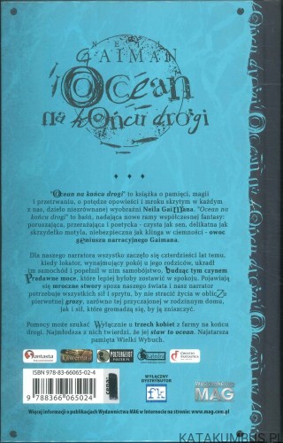 Ocean na końcu drogi. NEIL GAIMAN