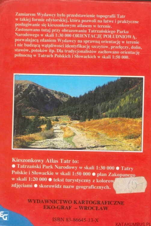 Kieszonkowy atlas Tatry. PRACA ZBIOROWA
