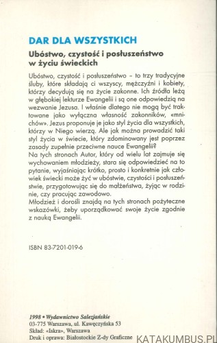 Dar dla wszystkich. GIANNI GHIGLIONE