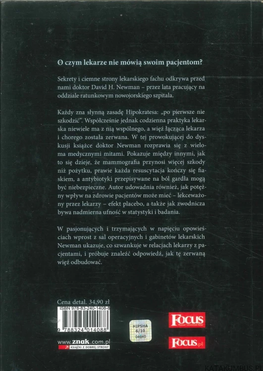 Cień Hipokratesa. DAVID H. NEWMAN