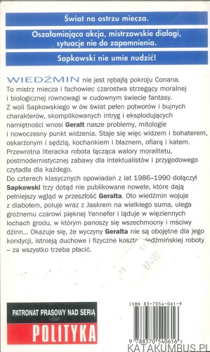 Ostatnie życzenie. ANDRZEJ SAPKOWSKI