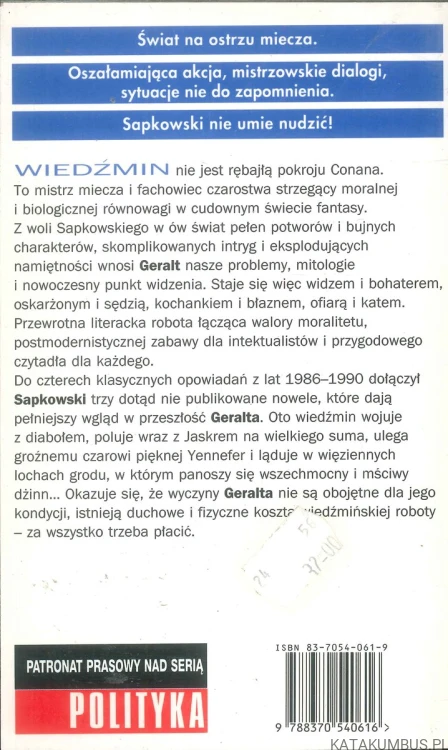 Ostatnie życzenie. ANDRZEJ SAPKOWSKI