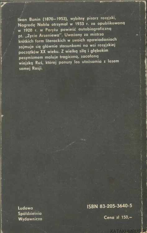 Wieś. IWAN BUNIN