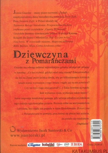 Dziewczyna z pomarańczami. JOSTEIN GAARDER