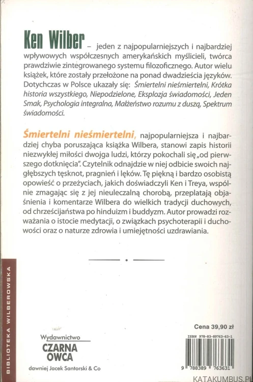 Śmiertelni nieśmiertelni. KEN WILBER