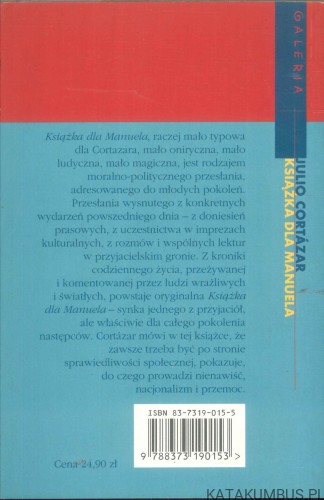 Książka dla Manuela. JULIO CORTÁZAR