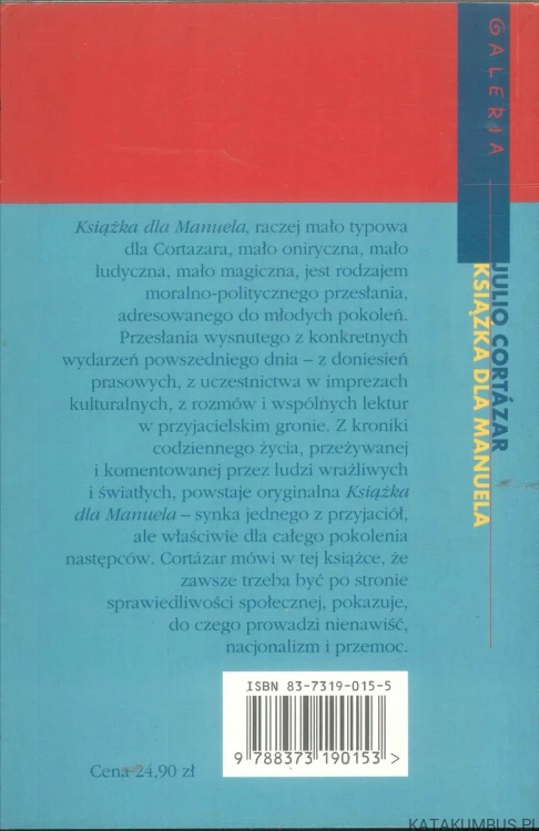 Książka dla Manuela. JULIO CORTÁZAR
