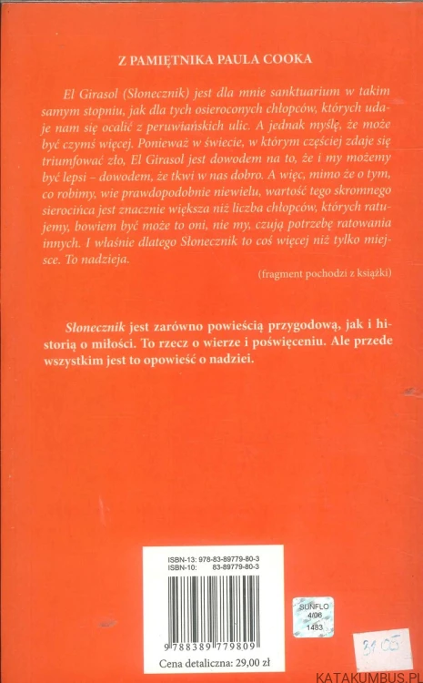 Słonecznik. RICHARD PAUL EVANS