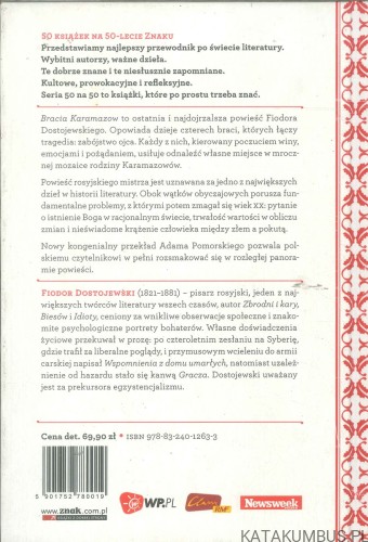 Bracia Karamazow. FIODOR DOSTOJEWSKI