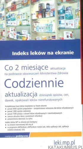 Indeks leków na ekranie.. PRACA ZBIOROWA