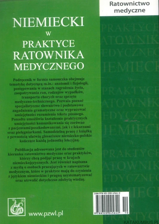 Niemiecki w praktyce ratownika medycznego. PRACA ZBIOROWA