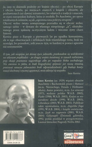 Ja, inny. Kronika przemiany. IMRE KERTÉSZ