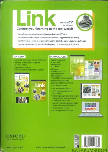 Link dla klasy IV. Workbook. SARAH PHILLIPS, DIANA ANYAKWO