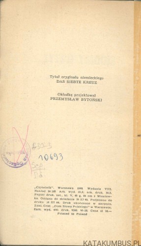 Siódmy krzyż. ANNA SEGHERS