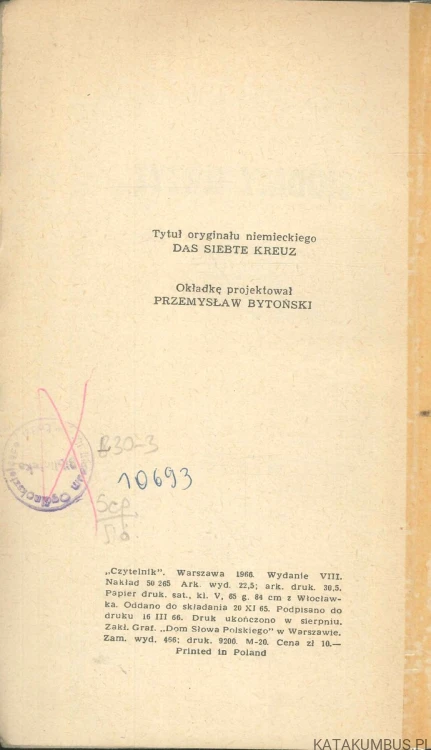 Siódmy krzyż. ANNA SEGHERS