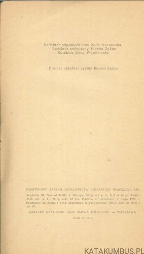 Medycyna w walce ze starością. K. WIŚNIEWSKA-ROSZKOWSKA