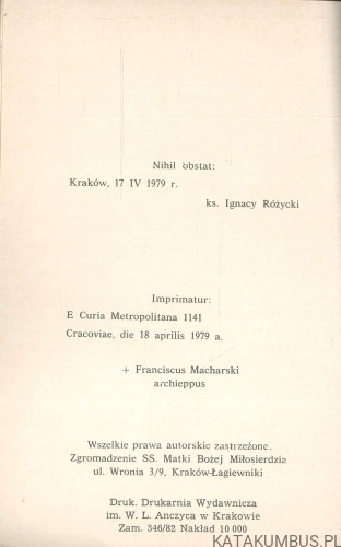 Dzienniczek Służi Bożej S. M. Faustyny Kowalskiej Profeski wieczystej Zgromadzenia Matki Bożej Miłosierdzia. FAUSTYNA KOWALSKA